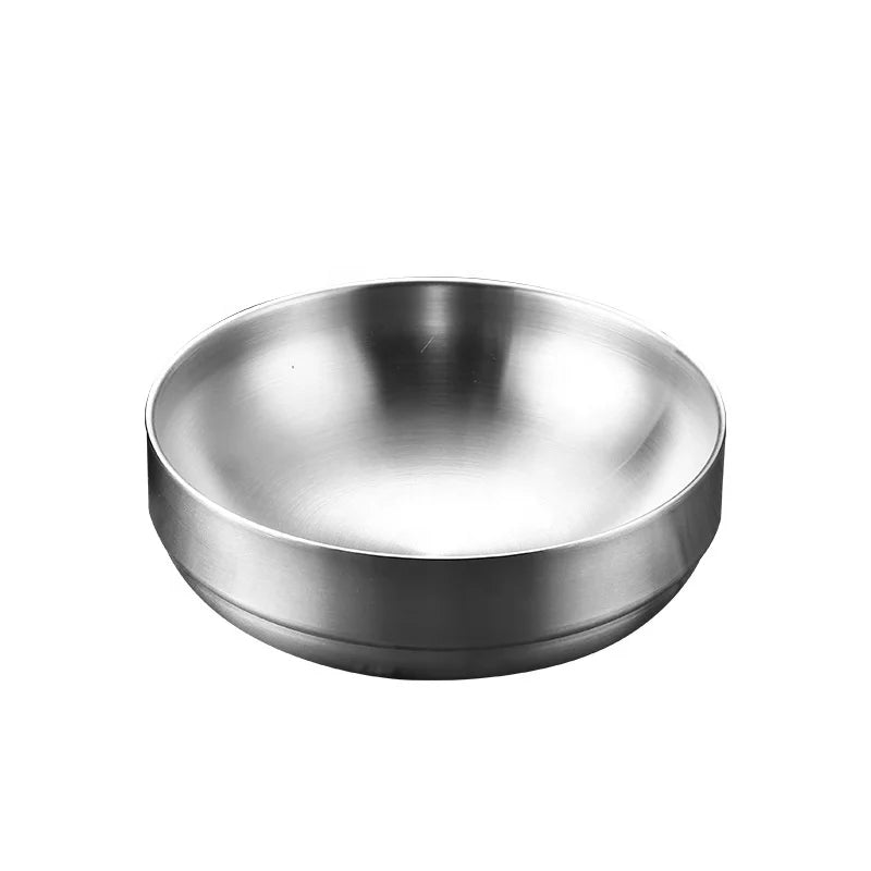 304 Stainless Steel Modern Eco-Friendly Rice Bowl Household Kitchen Soup Noodles Silver Golden Korean Kimchi Bowl