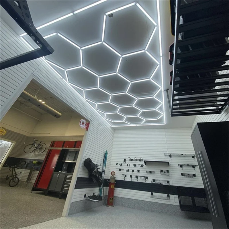 Customizable Decorative LED Industrial Panel Light Bright Working Light for Garage Ceiling Design Electric LED Lighting