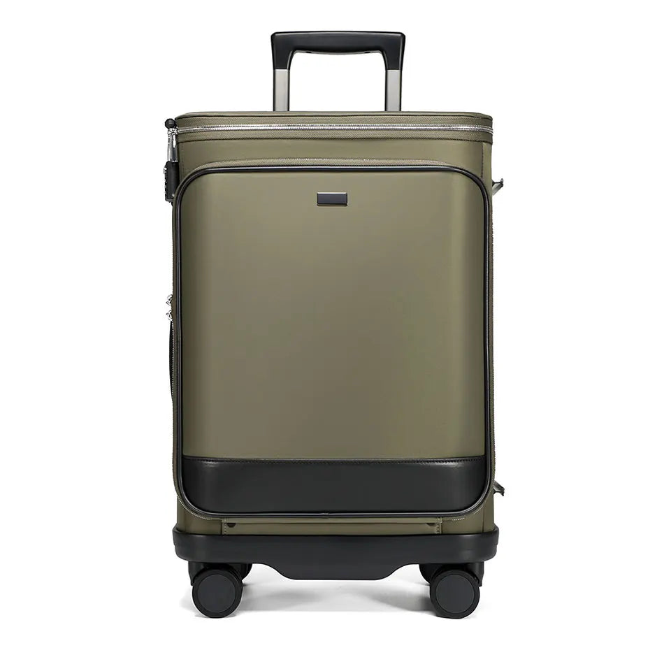 Custom Logo Guangzhou Factory Fit 15'' Laptop 20'' Waterproof Nylon Luxury Travel Suitcase Set