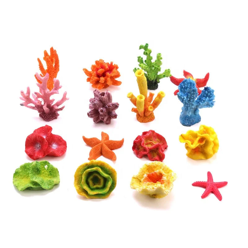 Underwater World Micro-landscape Simulation Resin Coral Crafts Are Used for Aquatic Scenery and Fish tank Landscaping Decorat