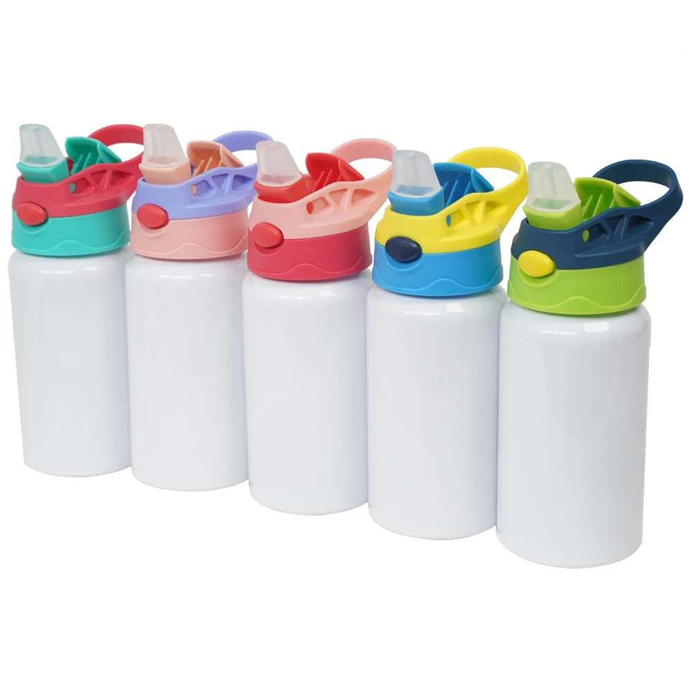 Children Sublimation Tumbler Bulk Toddlers Sublimation Water Bottle Blanks Kids Sublimation Tumbler Cups With Handle