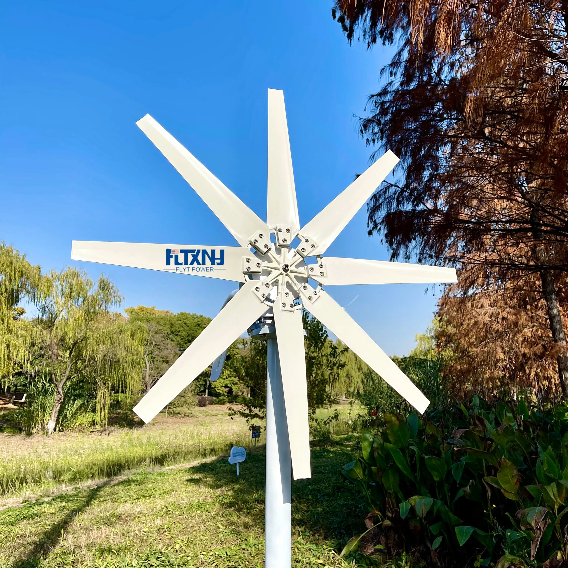Best Quality 1000W Wind Mill 12v 24V Horizontal Shaft Wind Turbine 8 Blades Home Wind Turbine Generator