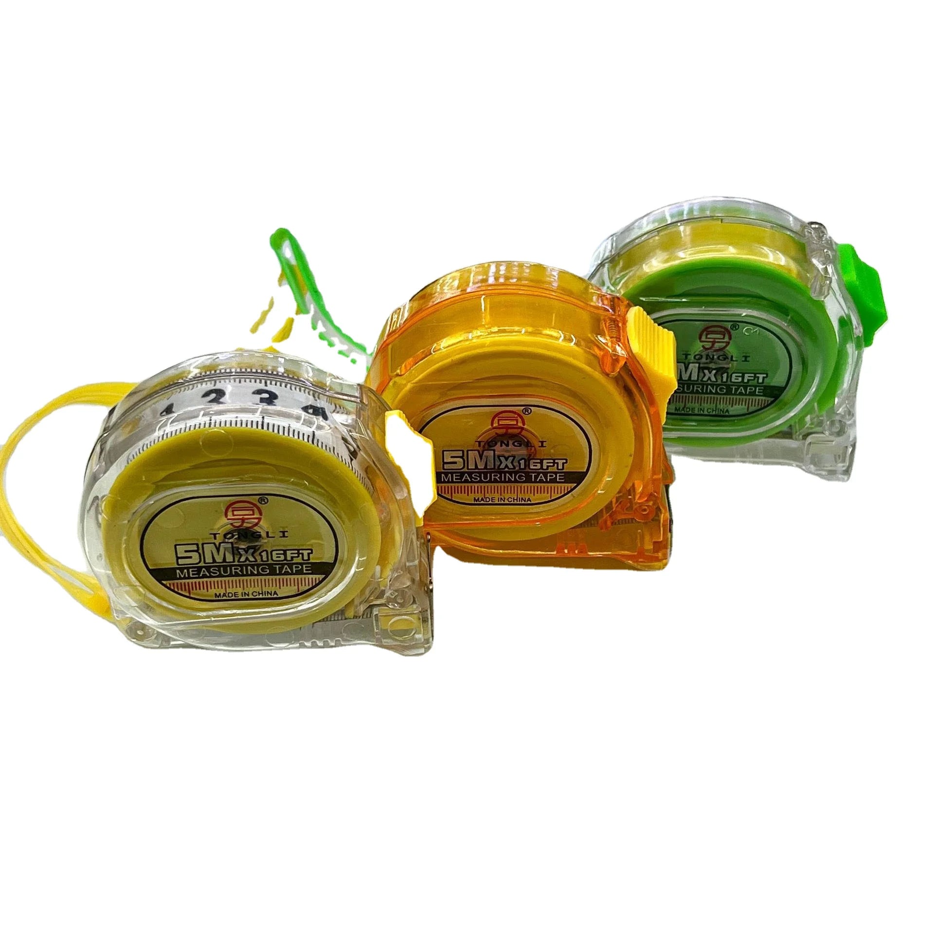 ABS Transparent Tape Measure Industrial Multi Metre Measure Tape 3M Transparent Measuring Tape 5M Custom Logo Cheap