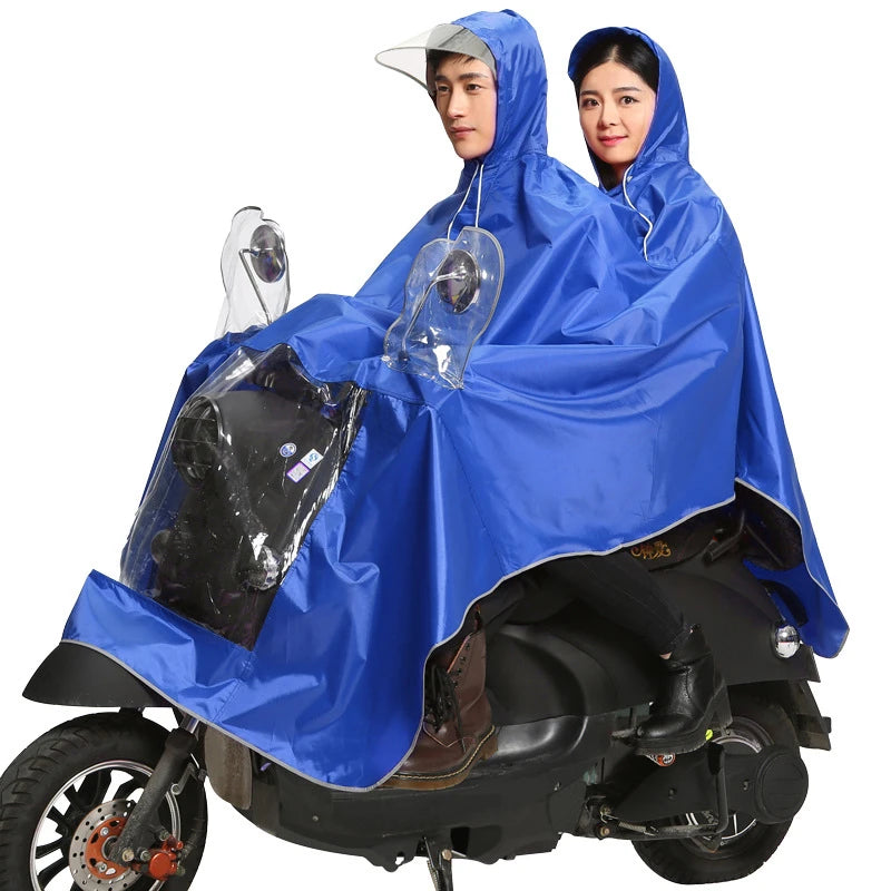 High Visibility Custom Motorcycle Rain for Oxford Cloth Reusable Reflective Eco-friendly Durable Waterproof for Adults
