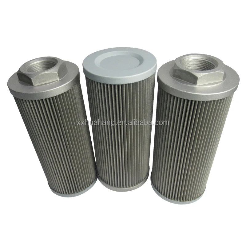 New Energy-Saving 125 Micron Pleated Stainless Steel Wire Mesh Suction Oil Filter Cartridge for Hydraulic Oil System