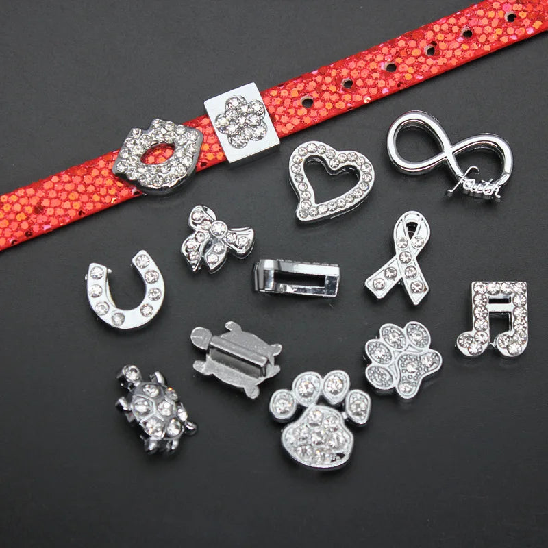 Low Price Jewelry Making Contact Us for More Styles Wholesale Zinc Alloy Birthday Tiny Initial 8mm 10mm Slide Letter Charms