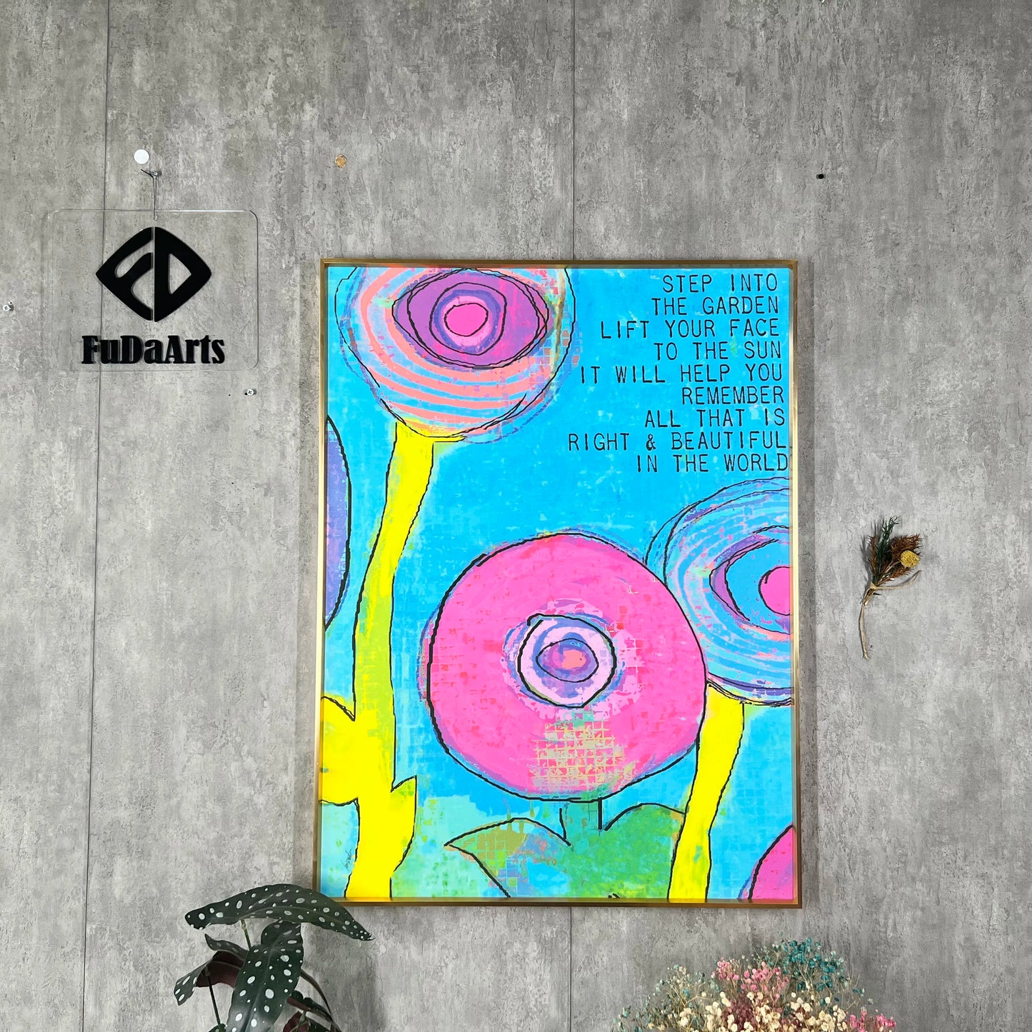 60X80  Aluminum Alloy Frame Gallery Hanging Painting Decoration Hallway Living Room Lobby Cafe Crystal Wall Decor Arts Painti