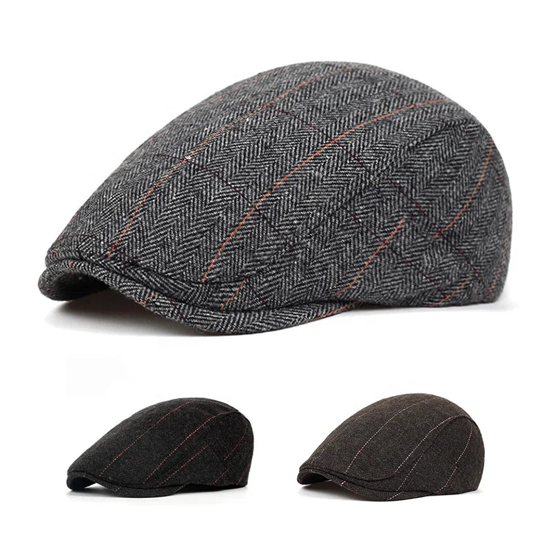 2026 New Arrival Wholesale Breathable Summer Hat Adjustable Casual  Hat Newsboy Duckbill Ivy Flat Men Bulk Hats