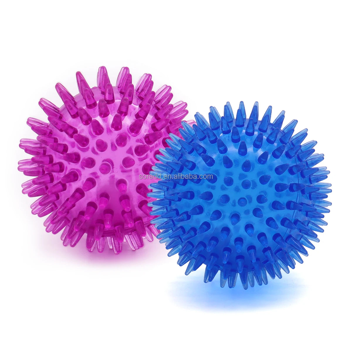 Durable BPA Free Non-Toxic Squeaky Pet Puppy Dog Chew Teething Toy Balls for Aggressive Chewers