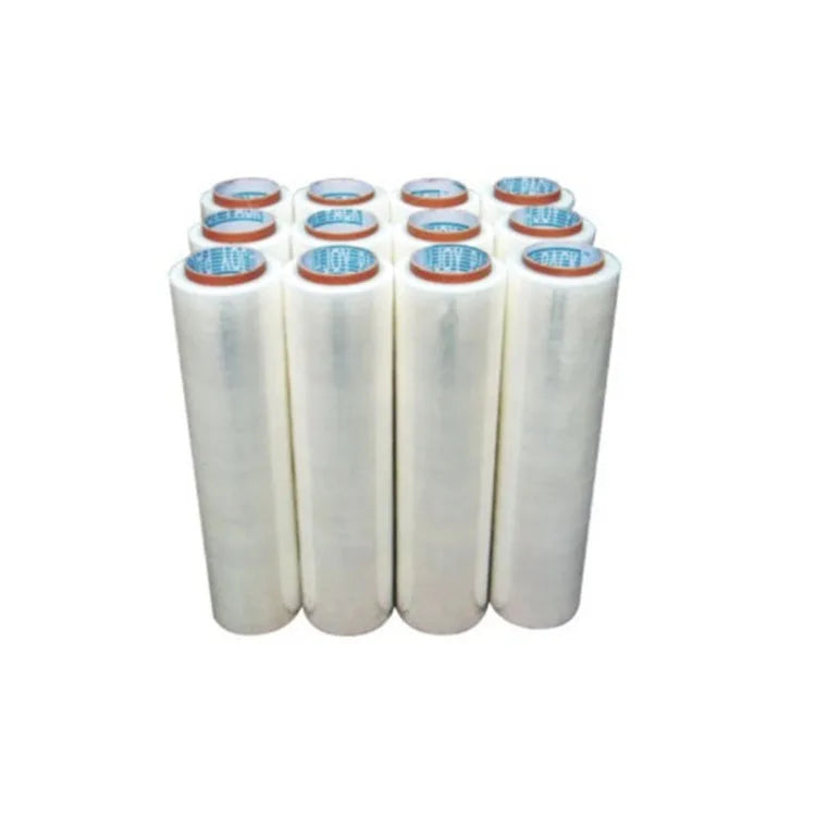 China Wholesale Black 23 Micron Hand Roll Stretch Film
