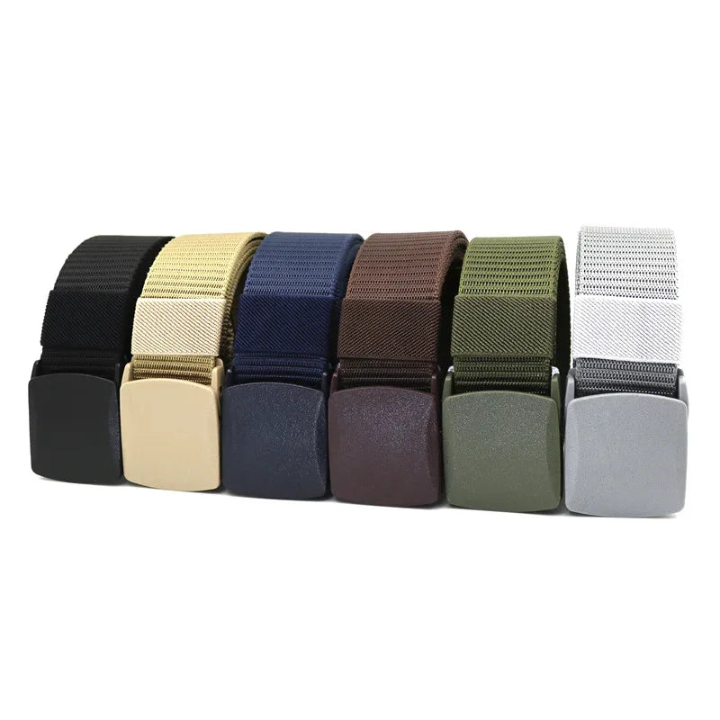 LQbelt  Wholesale Cheap Men's Fabric Belt Plastic Buckle Outdoor Tactical Belts Canvas Factory Custom logo