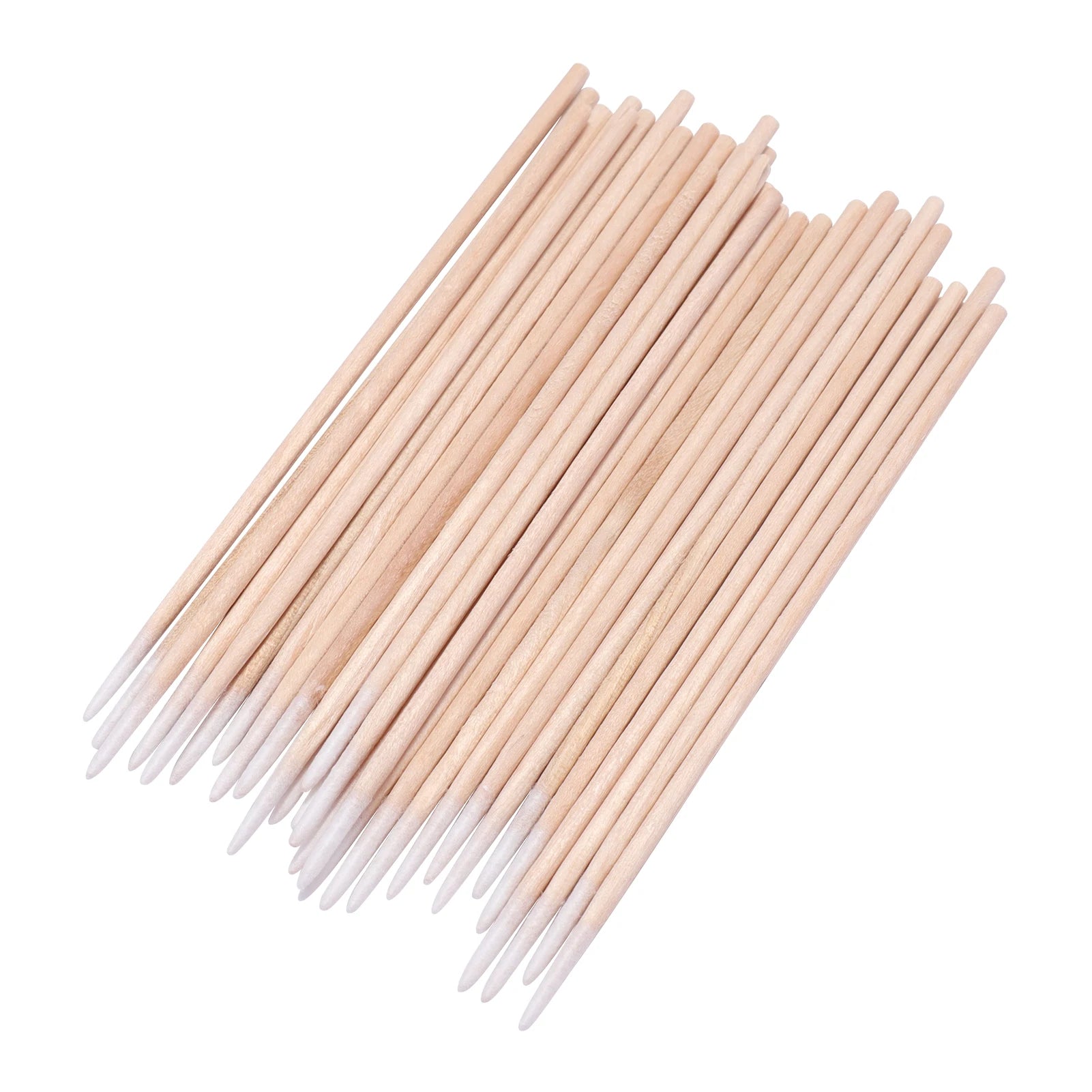 100pcs/bag Microblading Cotton Swabs Pointed Tip Wood Stick Applicator Tattoo Makeup Cosmetic Sticks 4inch(10cm)