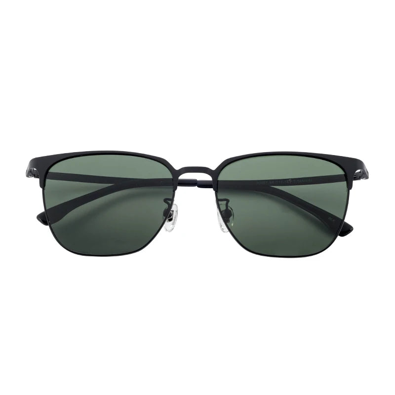 Fashion Trend Titanium Polarized Square Men's Sunglasses Gold Frame Sun Glasses