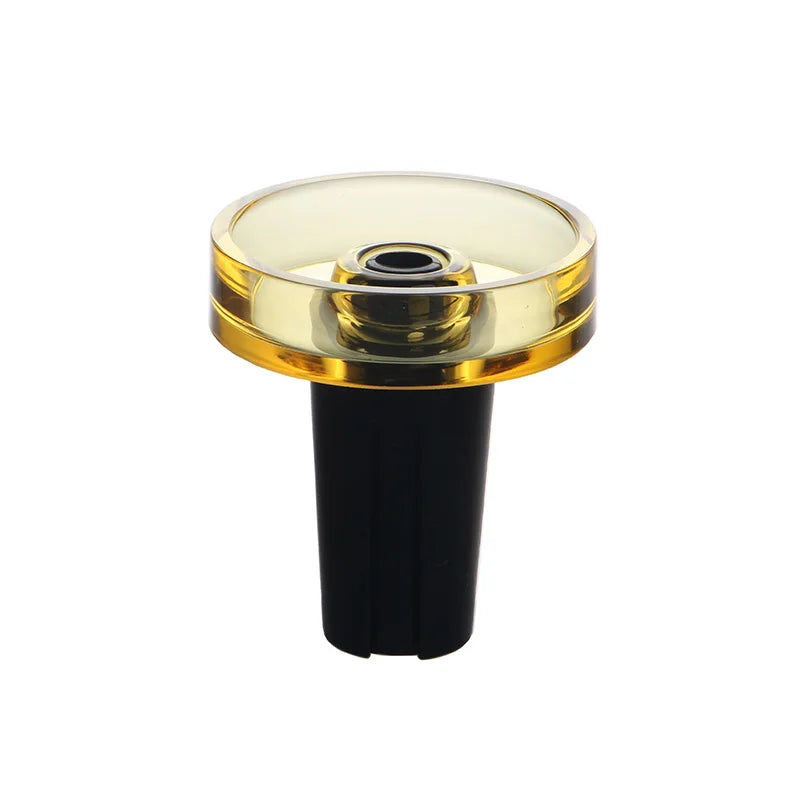 Wholesale Customizable High Borosilicate Glass Hookahs Heat Resistant Handmade Pot Flavour Bowl Tobacco Cup Original Colors L