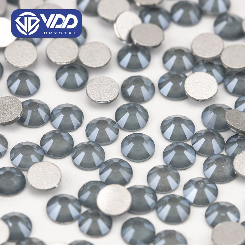 VDD 140 MRD-Grey Rhinestones Glass Crystal Flatback Diamond Strass 3D Stones Glitter Nail Art DIY Accessories Crafts Decorati