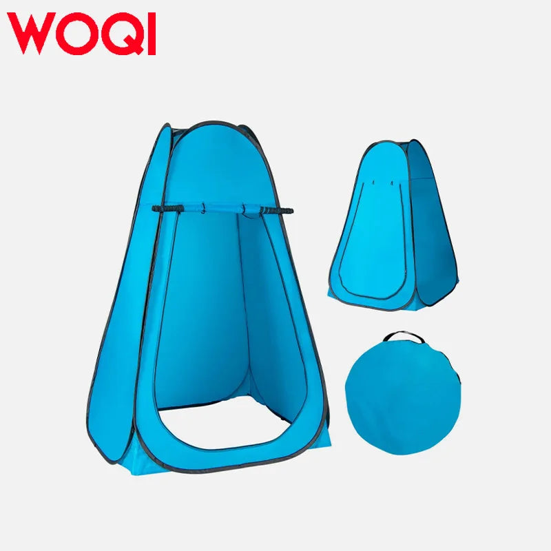 WOQI Outdoor Portable Folding Camping Toilet Tent Pop up Shower Tent