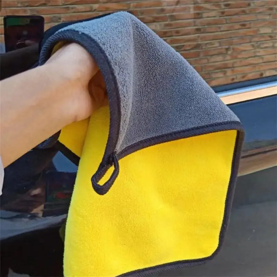 Car Wash Microfiber Towel Car Cleaning Drying Cloth Hemming Care Cloth Detailing Car Wash Towel