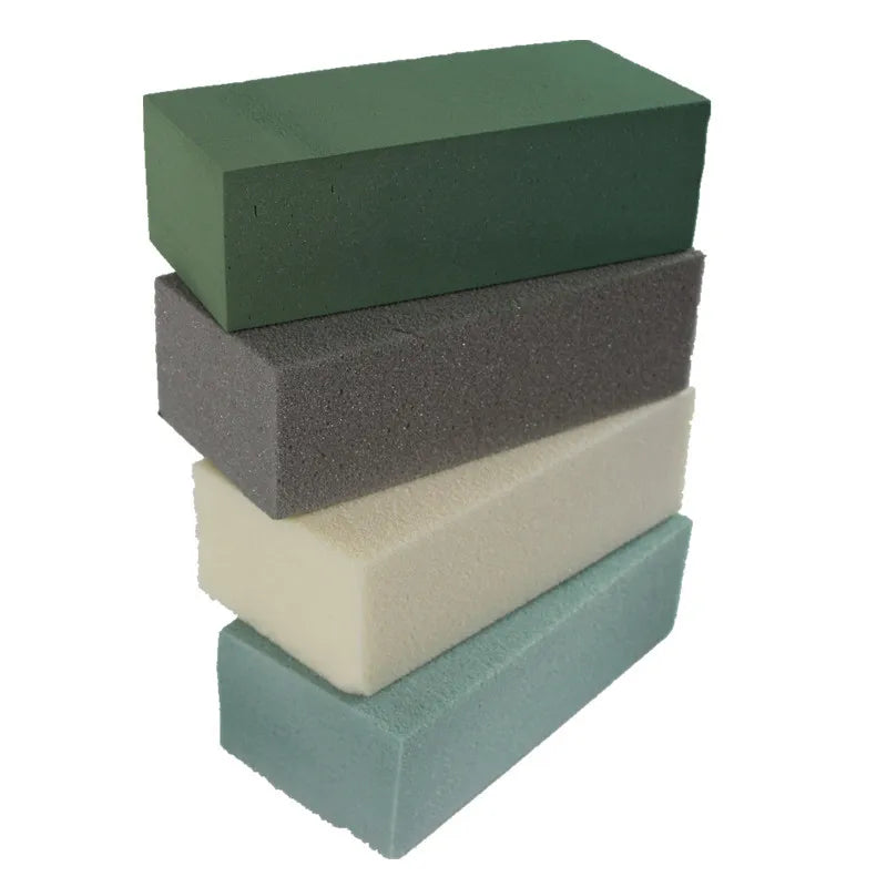 Wet Floral Foam Bricks for Oasis Flower Arrangement Green Preserved Fresh Flower Foam Clay Fixing Foam Flowers Artificial Pla