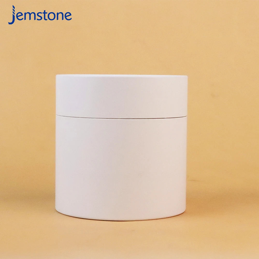 Eco Friendly Paper Cylinder Round Biodegradable Cardboard Tube Box Paper Round Packaging With Lid