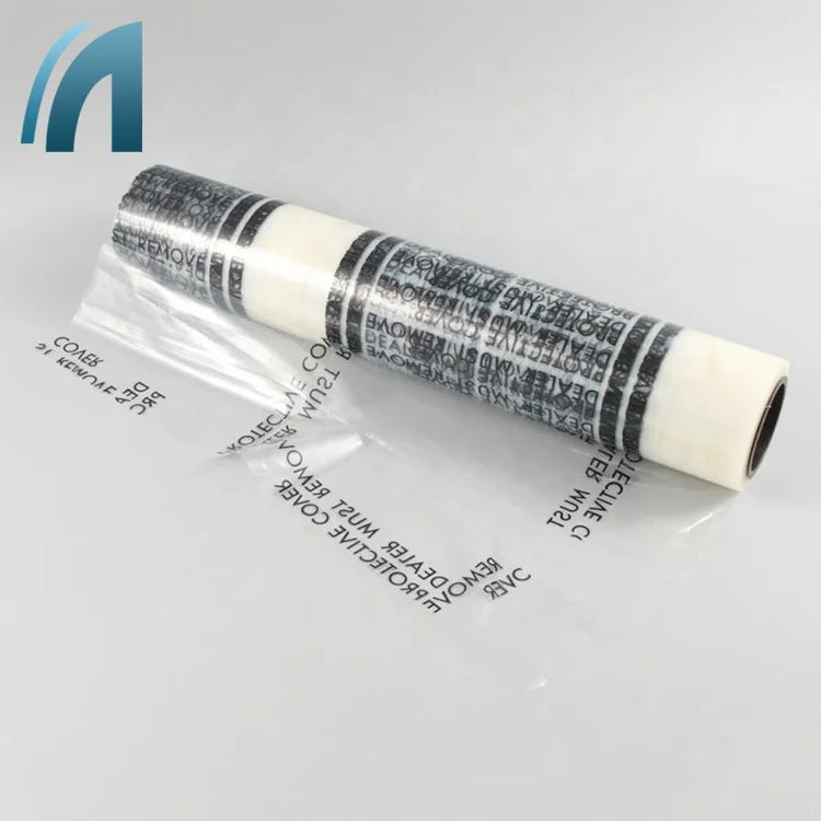 Car Carpet Protection Film Customized PE Soft Blow Molding Temporary Plastic Adhesive Moisture Proof Transparent for
