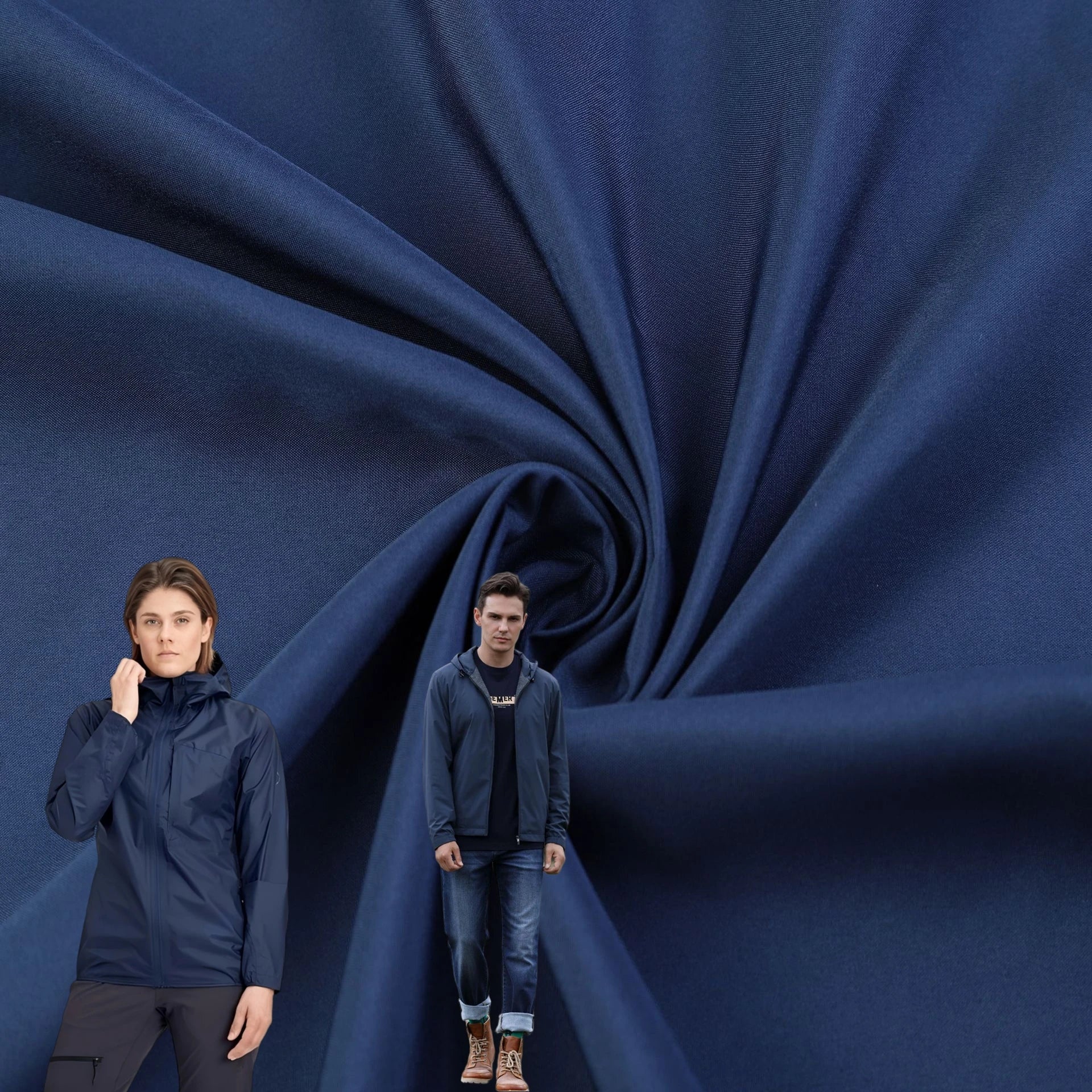 Wholesale Ready Ship 100% Polyester Woven Pongee Fabric Waterproof Windproof Breathable Anti-Static Tear-Resistant Lightweigh