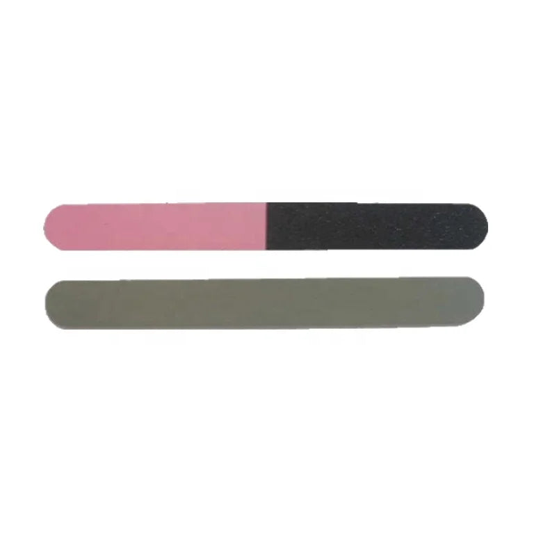 3 Sides Mini EVA Nail File Zebra Double Side Disposable Pink White Black Colors 80/240 Grit VW-SNF-033