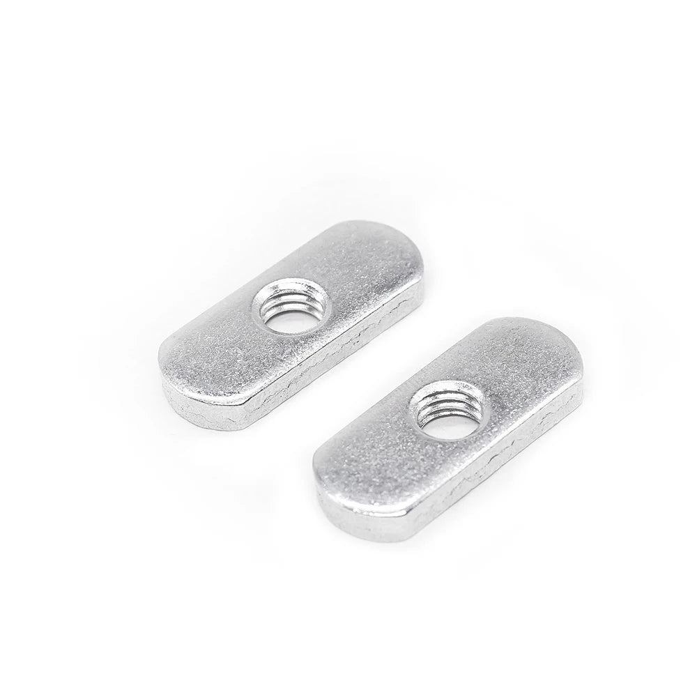 Custom Stamping Parts Stainless Steel Sliding Nut Knob Fixed Plate Carbon Steel Zinc Plated T-nut M10