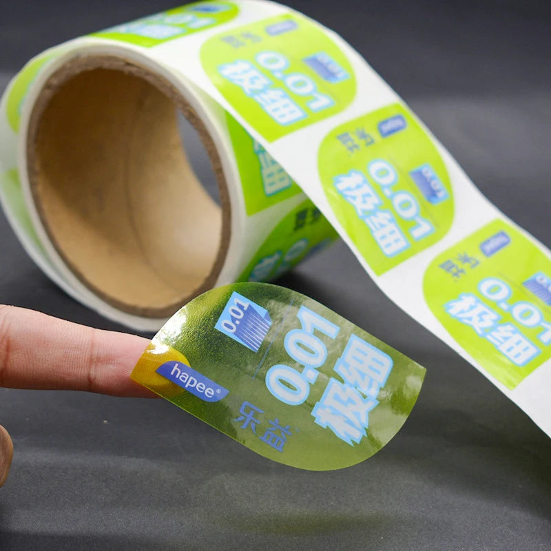 Strong Adhesive Waterproof Permanent Custom Paper Sticker Labels for Grocery & Supermarket Bottles Tamper Proof Food Seals