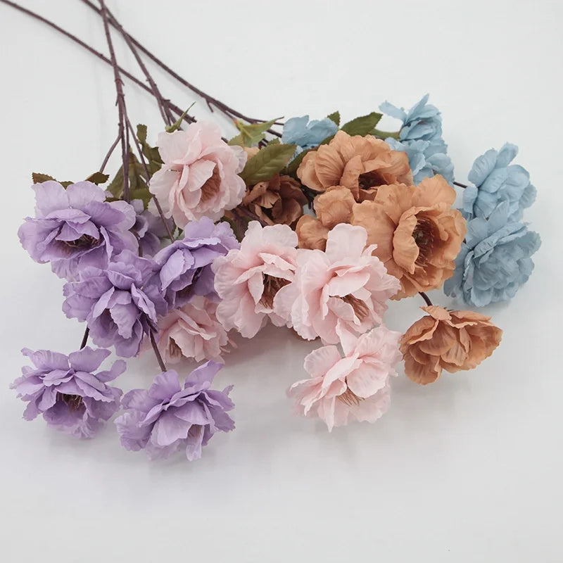 JCF215 Gardenia Simulation Flower Wedding Road Lead Decorative Flowers Home Table Centerpiece Flower