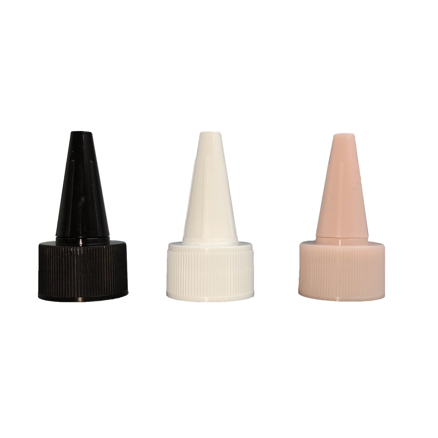 Yuyao Factory of Customized Color Plastic Nozzle 18/410 20/410 24/410 28/410 Twist Top Cap Plastic Screw Sauce Bottle Cap