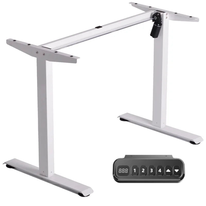 Anti-collision Single Motor Computer Standing Desk Office Electric Stand up Desk Sit Stand Desk Height Adjustable