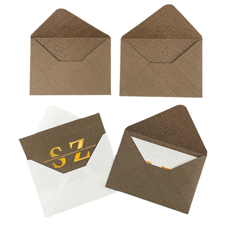 Custom A7 Fancy Universal Pocket Fold Invitation Envelope and Self Seal Perfect for WeddingsBirthdayInvitations