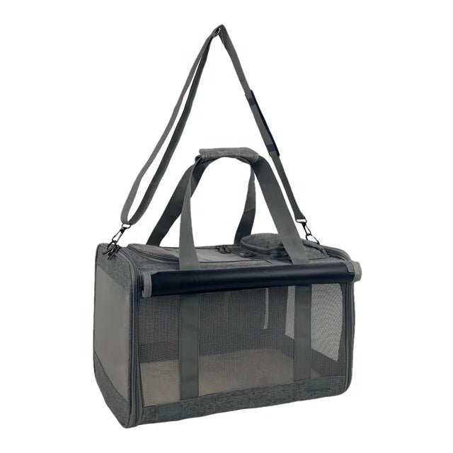 RTS Folding Fabric Pet Carrier Travel Carrier for Dogs or Cats Portable Pet Bag Tote Soft Sided Airline Approved Pet Carrier 
