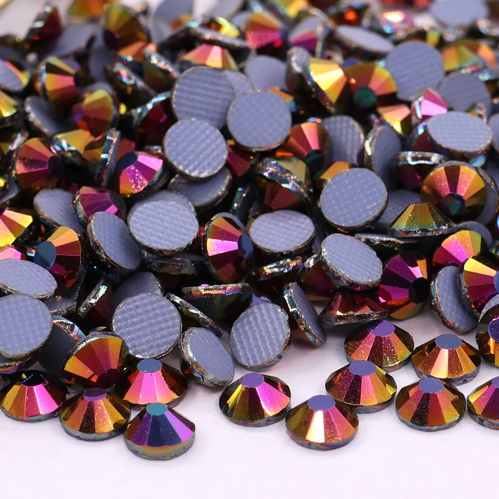 Wholesale SS12 Crystal Rhinestone Hot-fix Heat Transfer Rhinestones Bulk Multiple Colors for DIY and Accessories