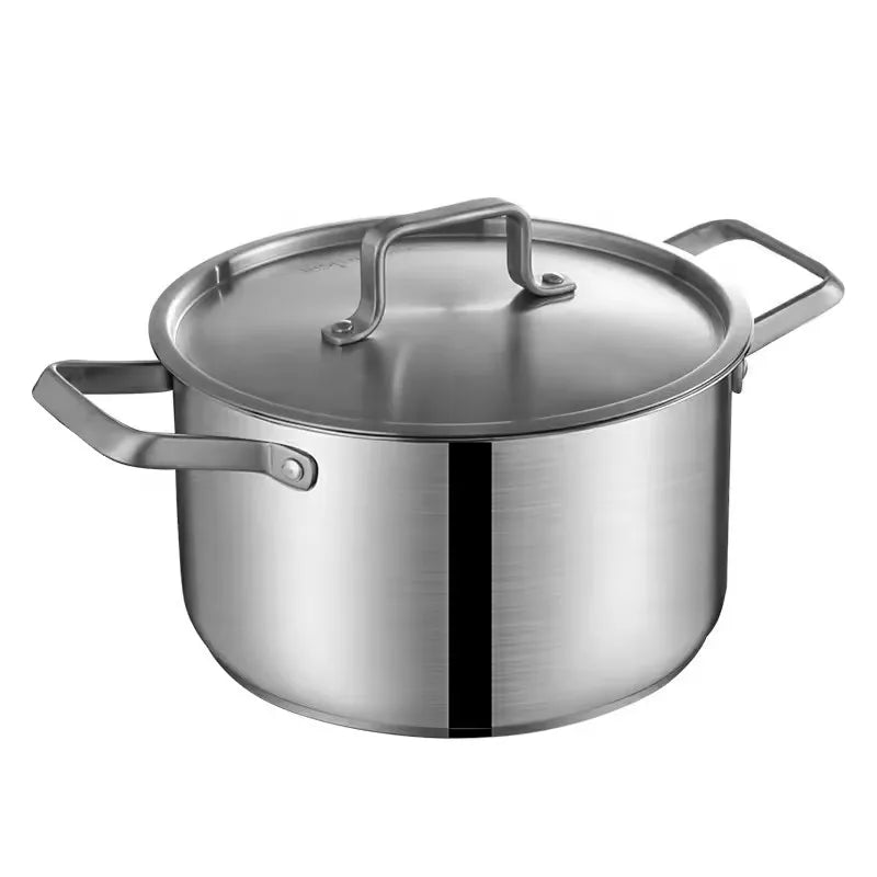Custom Your Brand Modern Stainless Steel Kitchen Food Safety Certified Oven Safe Dishwasher Safe 2-Piece Cookware Sets