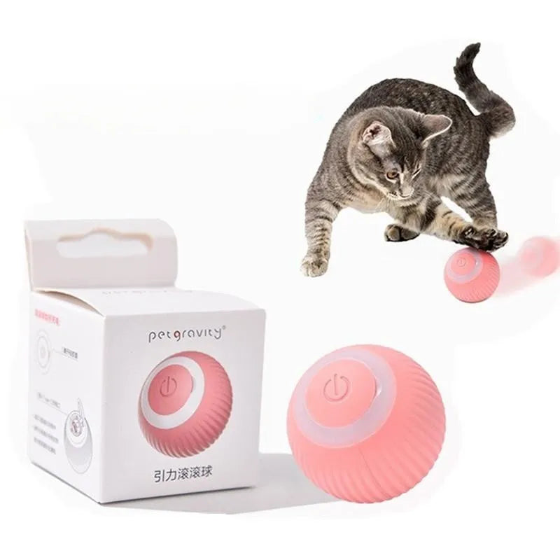 Ybgai Interactive Toys Training Self-moving Catnip Toys for Cat Electric Pet Ball Automatic Rolling Ball Smart Cat Toys