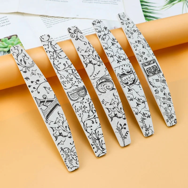 Customized High-uality Letter Series Retro Printed Nail File