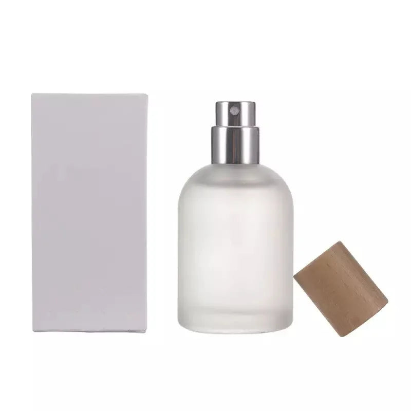 Wholesale Empty Round 30ml 50ml 100ml Glass Luxury Perfume Bottles with Pump Sprayer Screen Printing Eco-friendly Lids & Box
