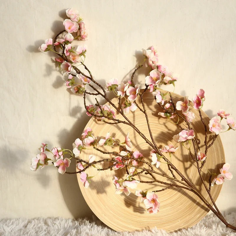JCF224 Cherry Blossom Peach Blossom Simulation Flower Manufacturers Home Decoration Wedding Fake Flowers