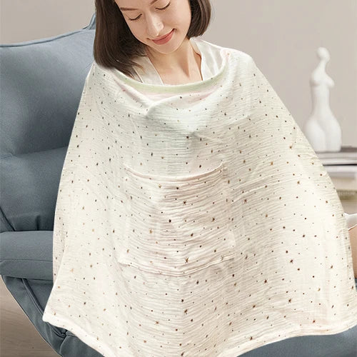 Breastfeeding Multi-use 100% Cotton Breastfeeding Cover Nursing Cover for Breastfeeding