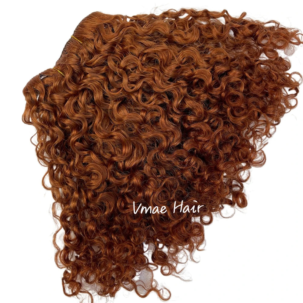 VMAE Unprocessed 100% Brazilian Virgin Hair #33 Afro Kinky Curly a Clip Ins Human Hair Extensions