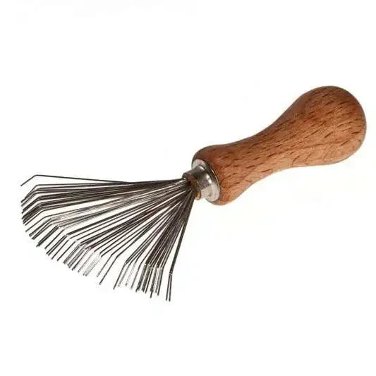 Wholesale Mini Wooden Handle Hair Remove Claw Hair Cleaner for Pet Hair Comb Brush for Bathroom Cleaning