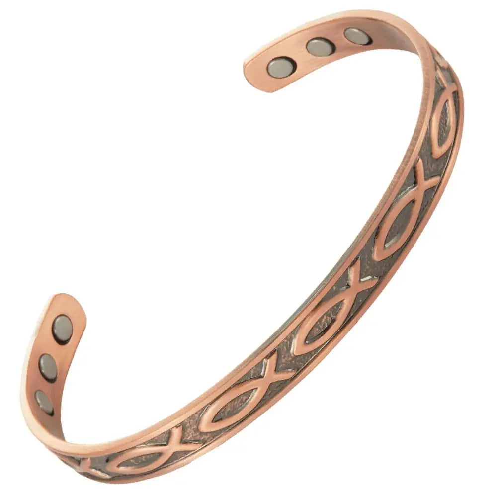 Fine Jewelry Copper Bracelet with Health Magnets Magnetic Bangle for Arthritis Pain Fashion Bangle