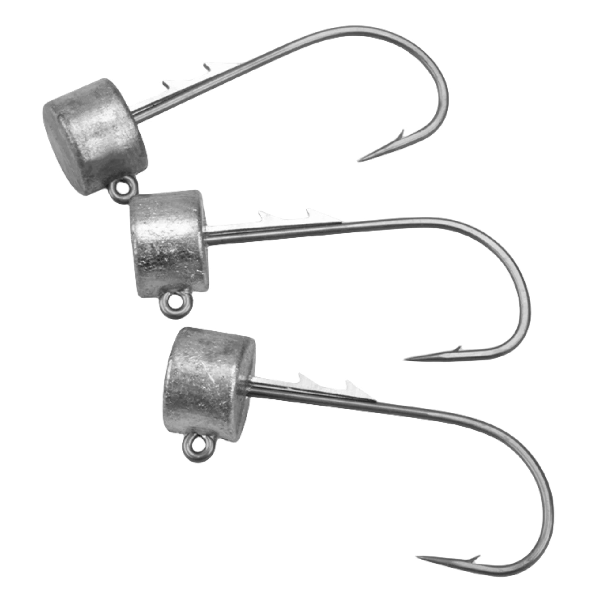Wholesale Jig Head Fishing Ned Hook Rig 2g 3g 4.8g Extra Wide Jig Hook Rig Bait Keeper Fishing Accessories