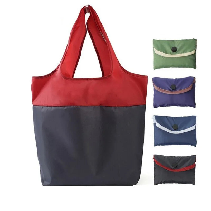 Storage Grocery Large Capacity Recyclable Waterproof Environmental protection Portable Folding RPET Shopping Bag