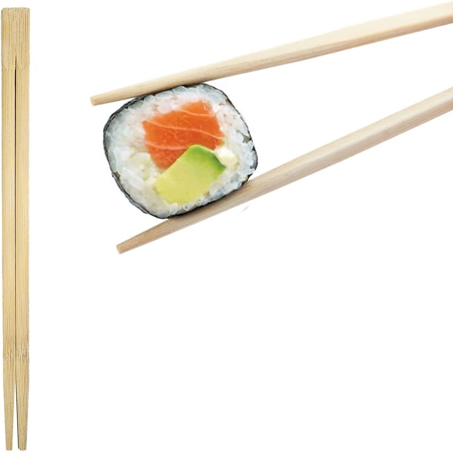 Custom Paper Covered Take Away Food Bamboo Chopsticks Environmental Twins Takeout Chopsticks
