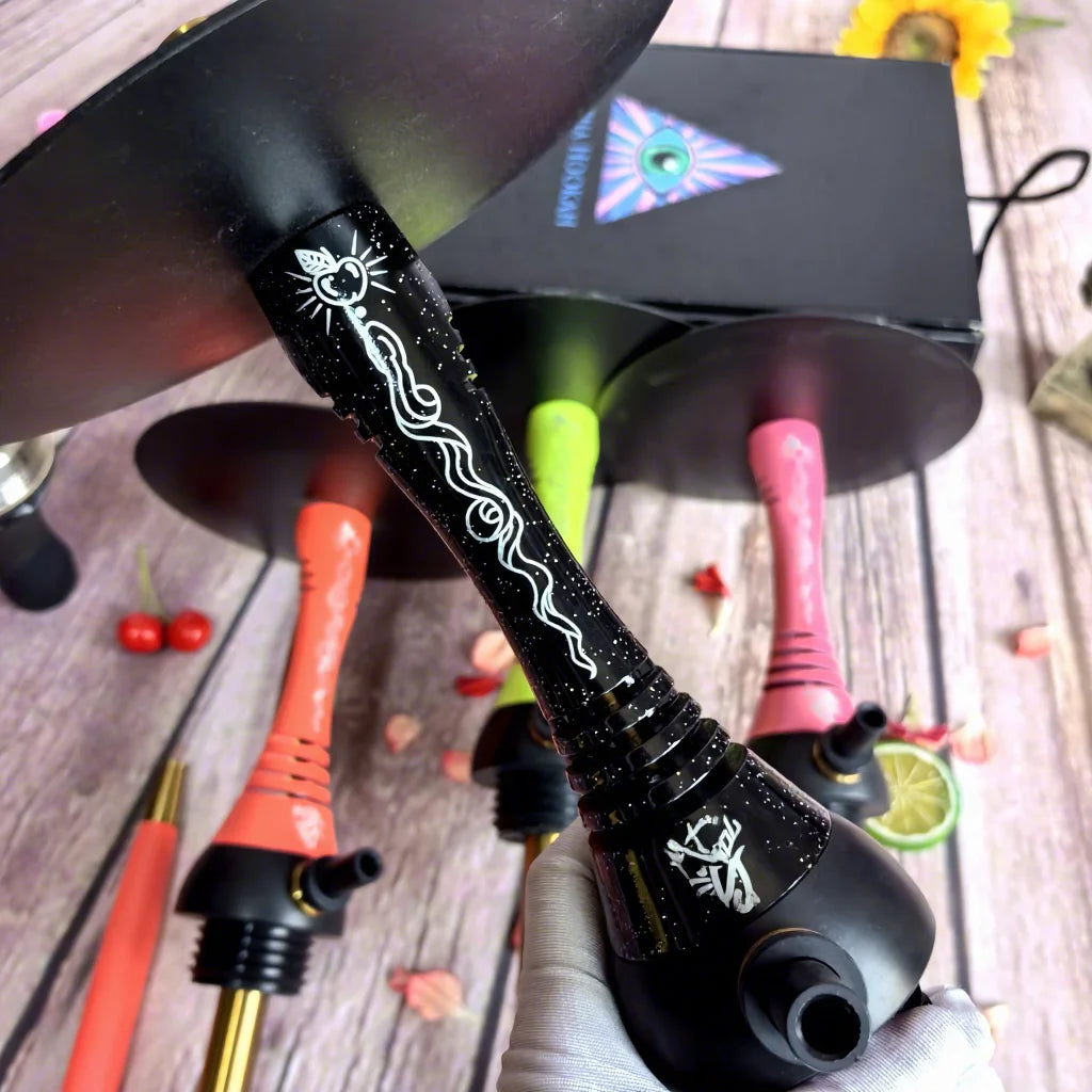 Factory Direct China's New ALPHA S Hookah Frosted Stainless Steel Portable Eco-Friendly Durable Gift Box Custom Logo Factory