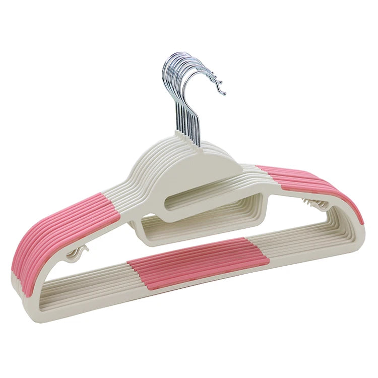 Top Seller Lightweight Plastic Clothes Hangers Durable Space Saving for Coats Jackets Easy Hanging Installation for Wardrobe 