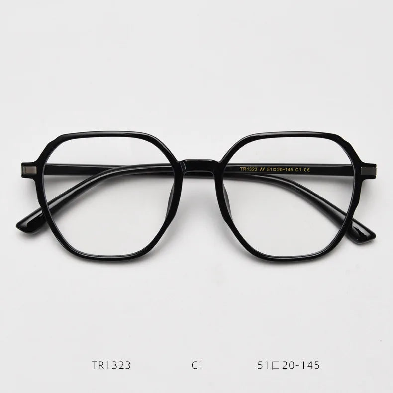 2025 Anti-Blue Light TR90 Gradient Color Cat Eye Glasses Frames Vintage Spring Hinge Optical Frame Women Optical Glasses