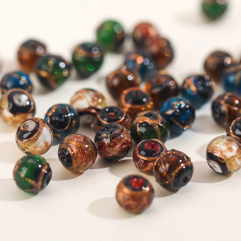 Wholesale 8-14mm Jewelry Making DIY Jewelry Accessories Beaded Crystal Glass Gemstone Loose Beads Round Beads